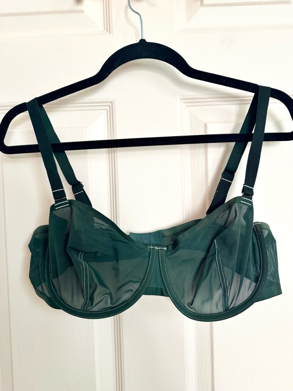 Green cuup balconette bra